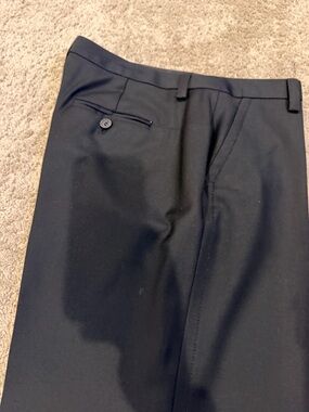 J. Crew Black Dress Pants with Orange Lining
